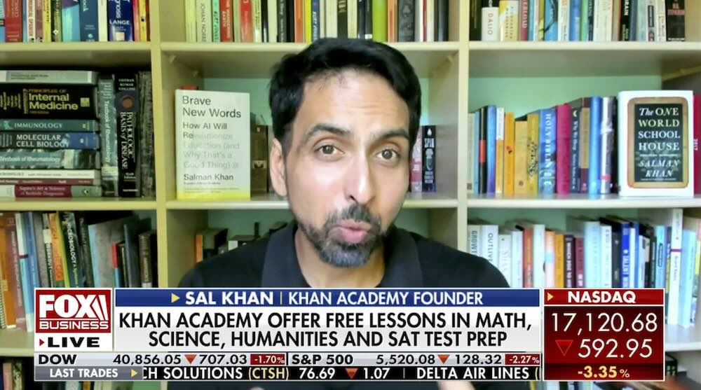 Fox Business Interview with Sal Khan